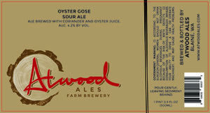 Oyster Gose Sour Ale With Oysters