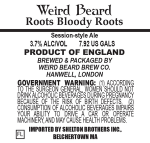 Weird Beard Roots Bloody Roots July 2017