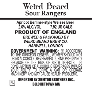 Weird Beard Sour Rangers July 2017