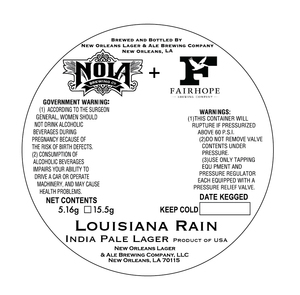 New Orleans Lager And Ale Louisiana Rain