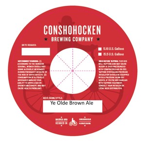 Ye Olde Brown Ale July 2017