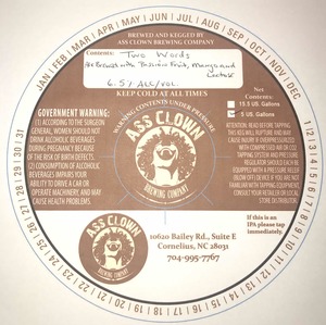 Ass Clown Brewing Company Two Words