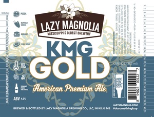 Lazy Magnolia Brewing Company Kmg Gold July 2017