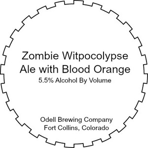 Odell Brewing Company Zombie Witpocolypse Ale