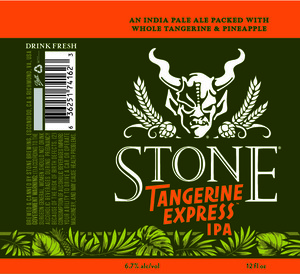 Stone Tangerine Express IPA July 2017