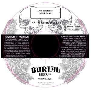 Burial Beer Co. Own Benefactor