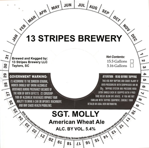 13 Stripes Brewery Sgt. Molly