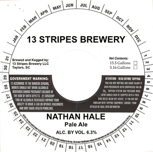 13 Stripes Brewery Nathan Hale