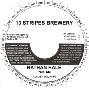 13 Stripes Brewery Nathan Hale July 2017