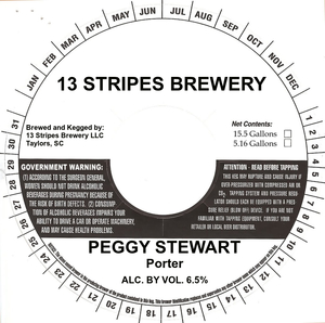 13 Stripes Brewery Peggy Stewart