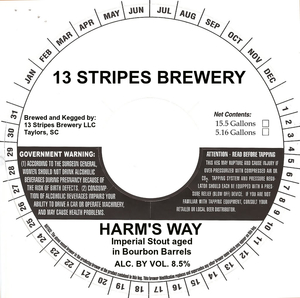 13 Stripes Brewery Harm's Way July 2017