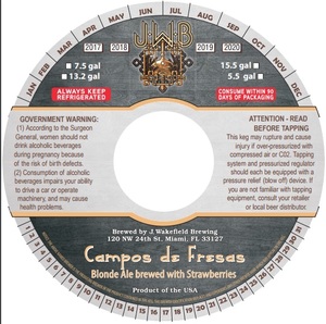 J Wakefield Brewing Campos De Fresas