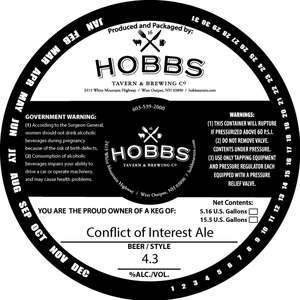 Hobbs Tavern & Brewing Company Conflict Of Interest