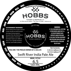 Hobbs Tavern & Brewing Company Swift River IPA