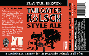 Tailgater Kolsch Style Ale 