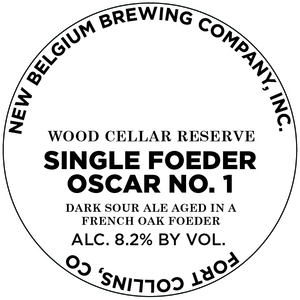 New Belgium Brewing Company, Inc. Single Foeder Oscar No. 1