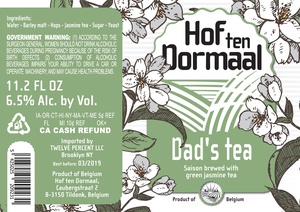 Hof Ten Dormaal Dad's Tea