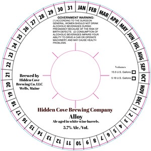 Hidden Cove Brewing Co. Alloy July 2017