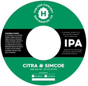 The Hop Concept Citra & Simcoe July 2017