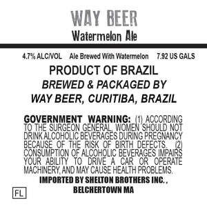 Way Beer Watermelon Ale