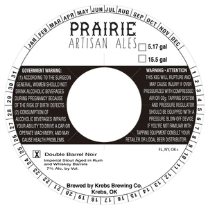 Prairie Artisan Ales Double Barrel Noir July 2017