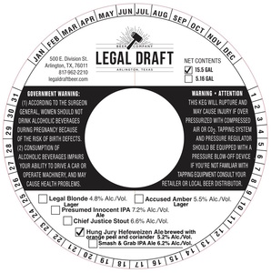 Hung Jury Hefeweizen 