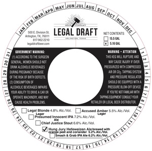 Hung Jury Hefeweizen 