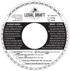 Accused Amber Lager 