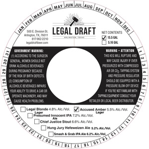 Accused Amber Lager 