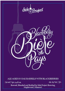 Blackberry Biere Du Pays August 2017