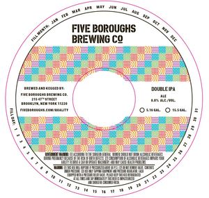 Five Boroughs Brewing Co. Double IPA July 2017