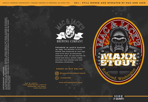 Mac And Jack's Brewing Company Maxx Stout July 2017