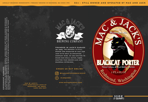 Mac And Jack's Brewing Company Blackcat Porter