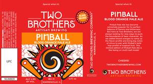Two Brothers Brewing Company Pinball Blood Orange Pale Ale
