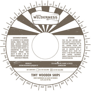 Arizona Wilderness Brewing Co Tiny Wooden Ships