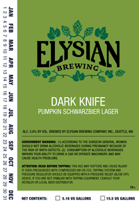 Elysian Brewing Company Dark Knife