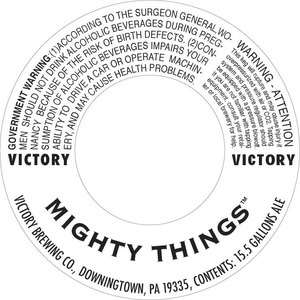 Victory Mighty Things July 2017