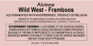 Alvinne Wild West Framboos