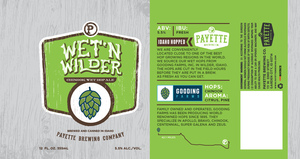Wet 'n Wilder Chinook Wet Hop Ale July 2017