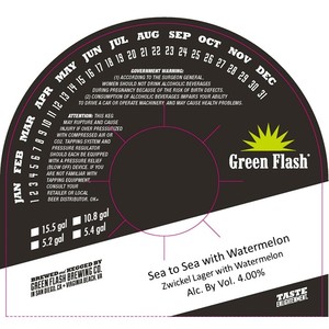 Green Flash Brewing Co. Sea To Sea With Watermelon July 2017
