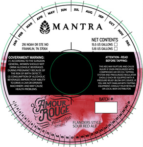 Mantra Artisan Ales Amour Rouge