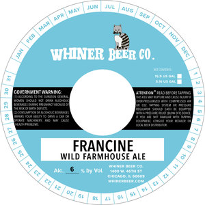 Whiner Beer Co Francine