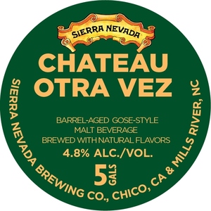 Sierra Nevada Chateau Otra Vez July 2017