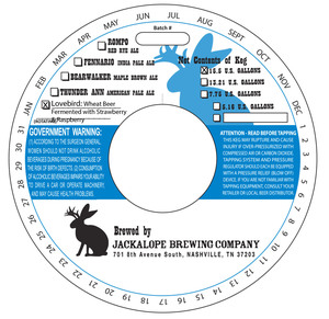 Jackalope Brewing Company Lovebird