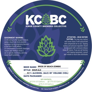 Kings County Brewers Collective Bride Of Beach Zombie