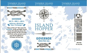 Thimble Island Brewing Company Island Hopper - Governor July 2017
