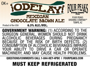 Four Peaks Brewing Company Odelay Mexican Chocolate Brown Ale July 2017