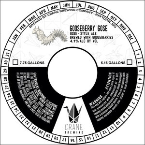 Crane Brewing Gooseberry Gose