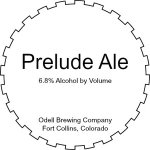 Odell Brewing Company Prelude Ale