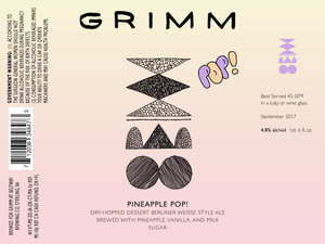 Grimm Pineapple Pop July 2017